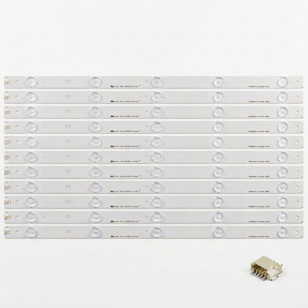 LED Backlight Strips for Lloyd 50 Inch TV 5 LED 3V 490mm (11 PCS Set)
