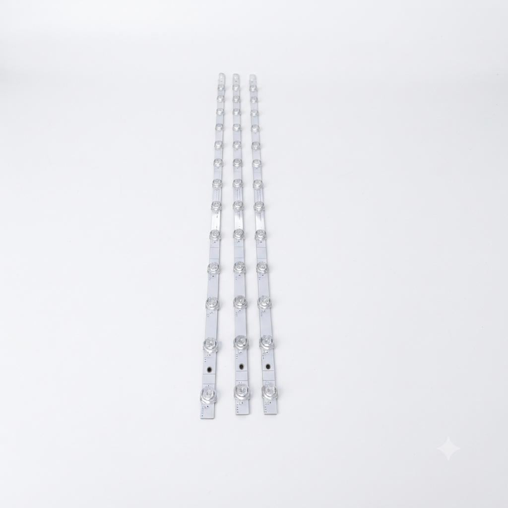 LED Backlight Strip for VU 43PM 43 Inch TV 14 LED (3 PCS Set)