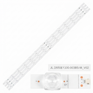 LED Backlight Strip for VU 55GloLED 55A66 55 Inch TV 14 LED 6V (4 PCS Set) JL.D550E1330
