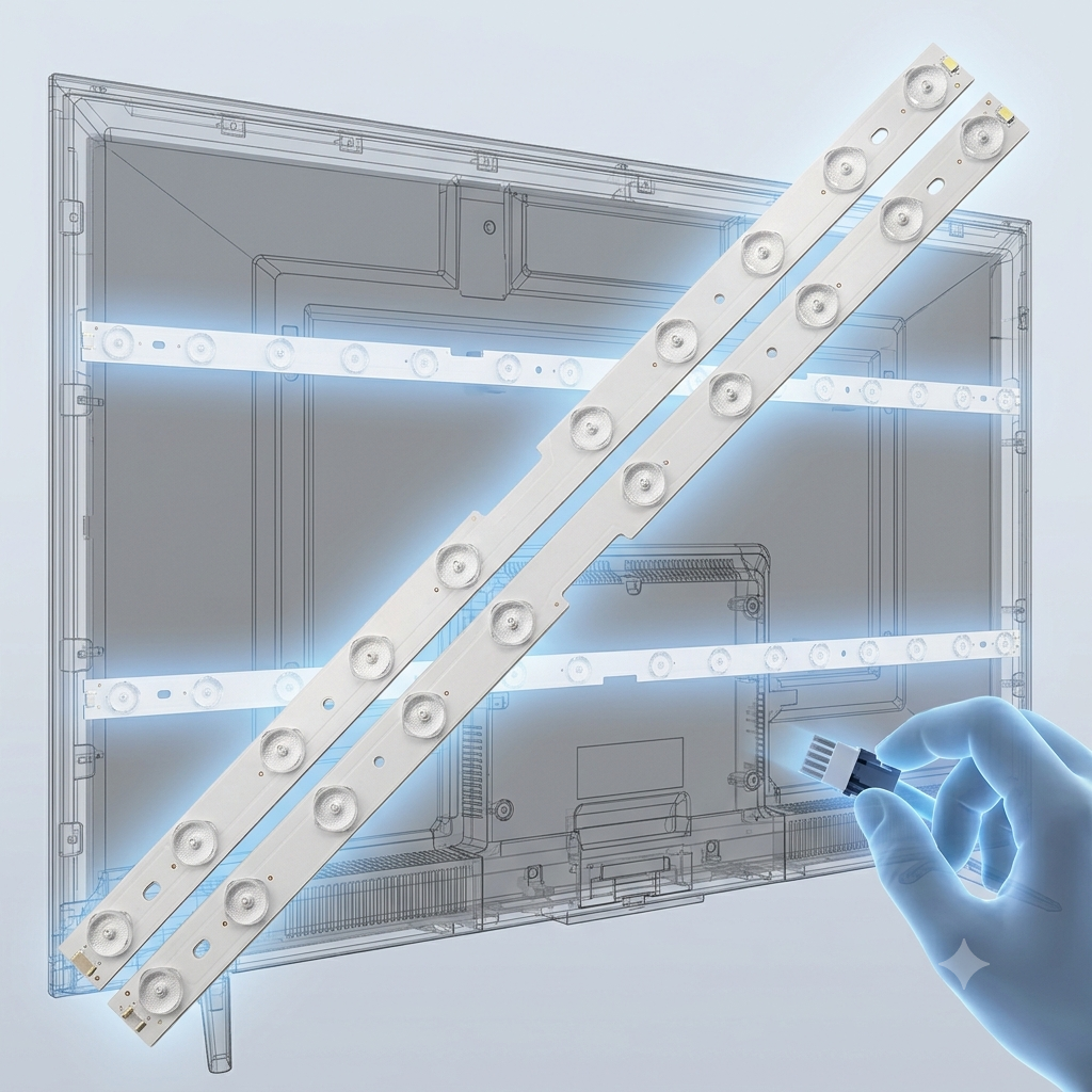 LED Backlight Strip for TCL / iFFALCON 55 Inch LED TV