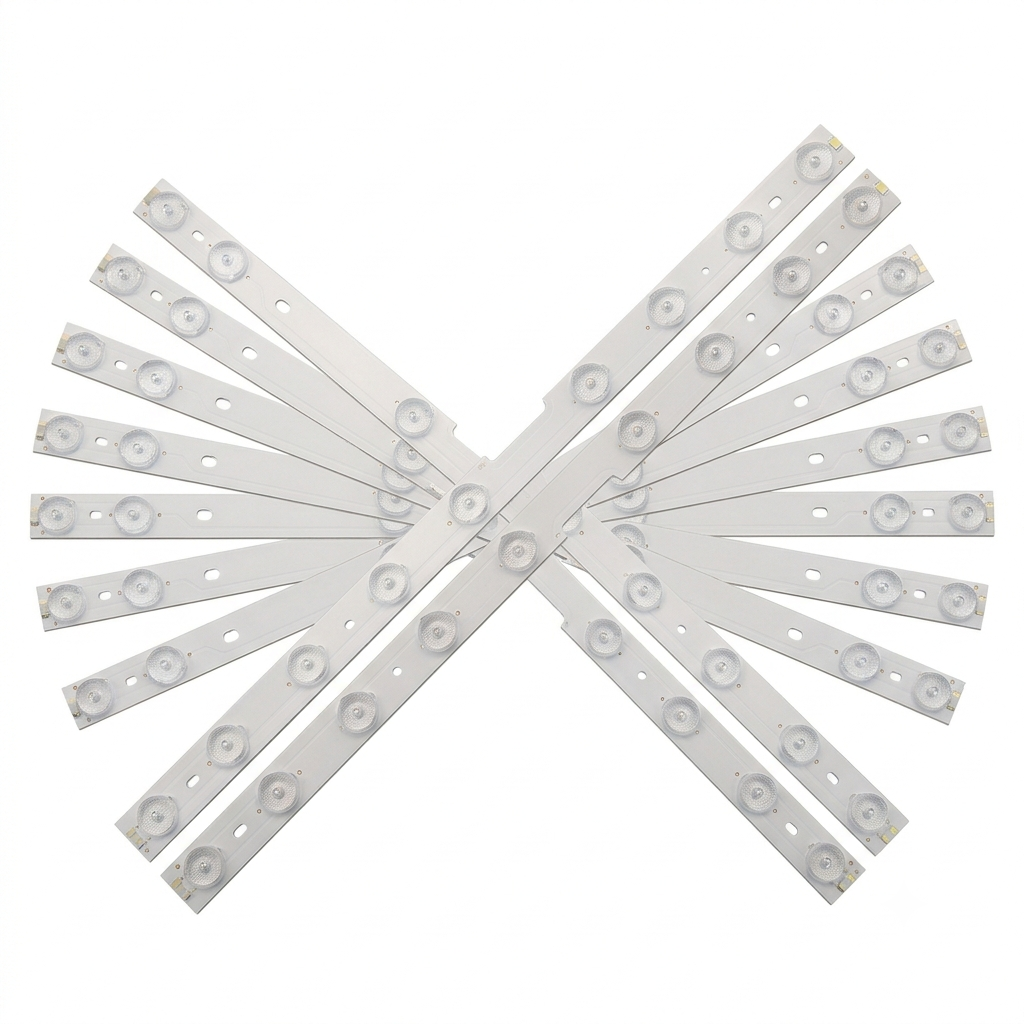 LED Backlight Strip for TCL 55P715 55 Inch TV 19 LED 6V (2 PCS Set)