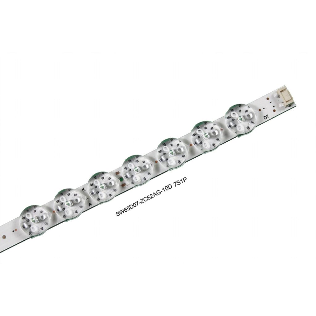 LED Backlight Strip for Thomson / Metz 65 Inch TV 7 LED 3V (12 PCS Set) Q65H1100 65MUE760