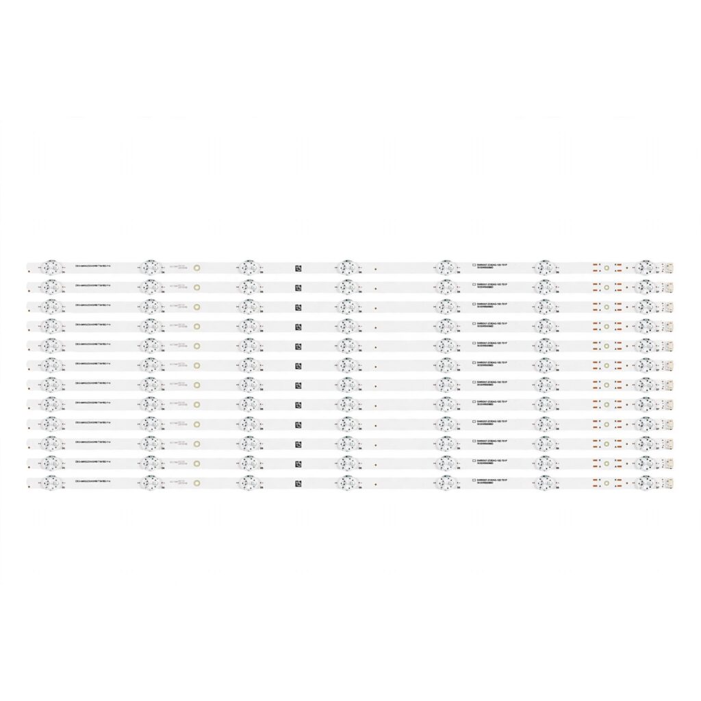 LED Backlight Strip for Thomson / Metz 65 Inch TV 7 LED 3V (12 PCS Set) Q65H1100 65MUE760