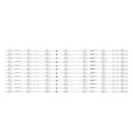 LED Backlight Strip for Thomson / Metz 65 Inch TV 7 LED 3V (12 PCS Set) Q65H1100 65MUE760