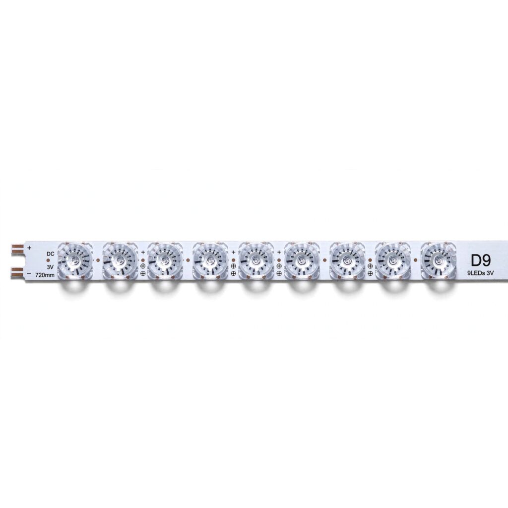 Haier 65 Inch LED TV Backlight Strips – 3V, 9 LEDs Per Strip, 16 PCS Set (LED65D9-03)