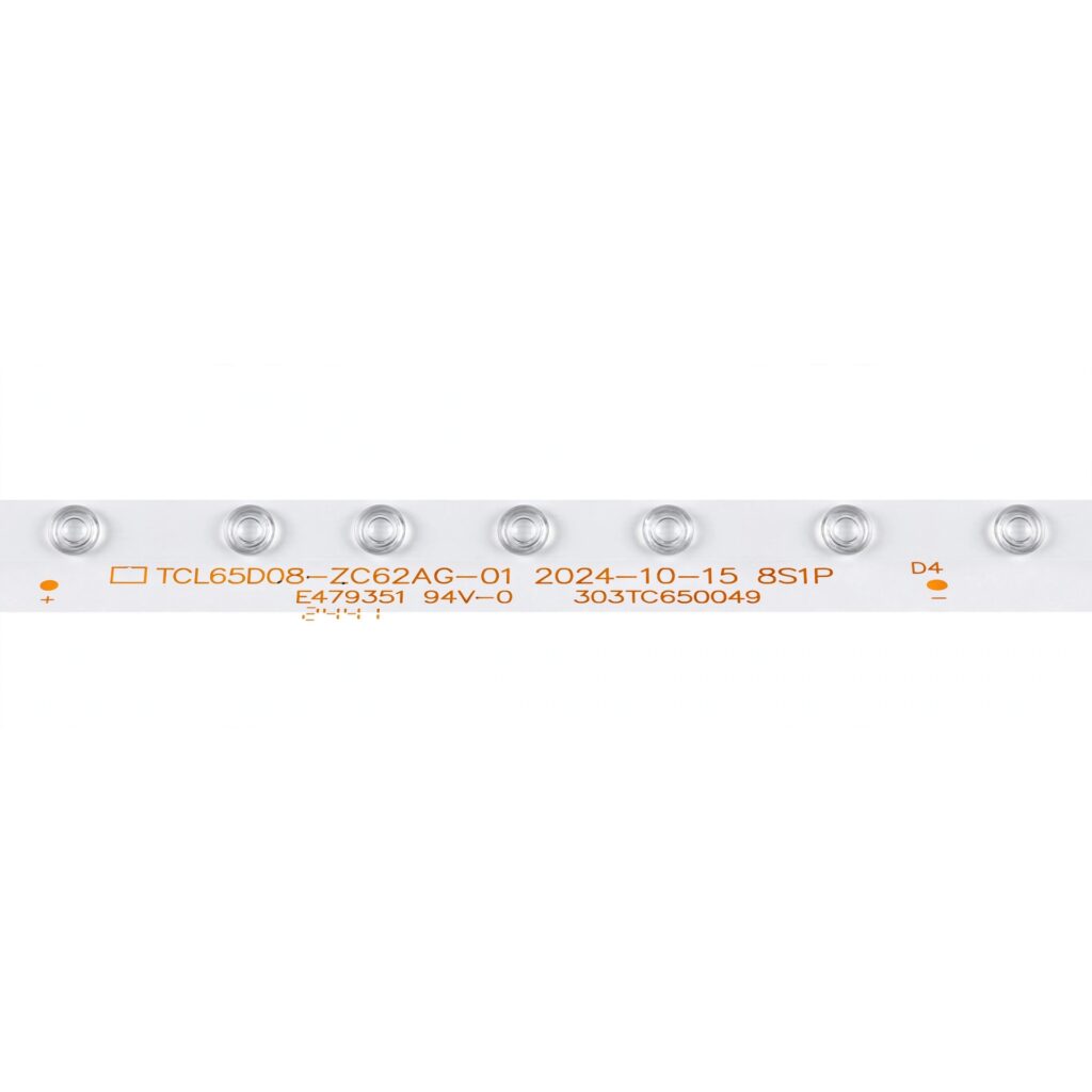LED Backlight Strip for Redmi 65 Inch TV 8 LED (10 Pcs Set) Model L65M6-RA