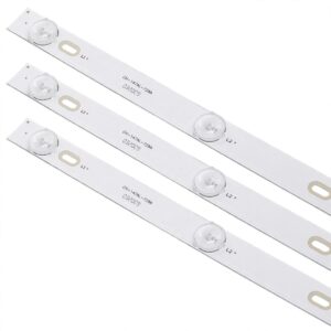 LED Backlight Strip 6 LED 3V 24 Inch Long For 32 Inch TV Set of 3 Pcs