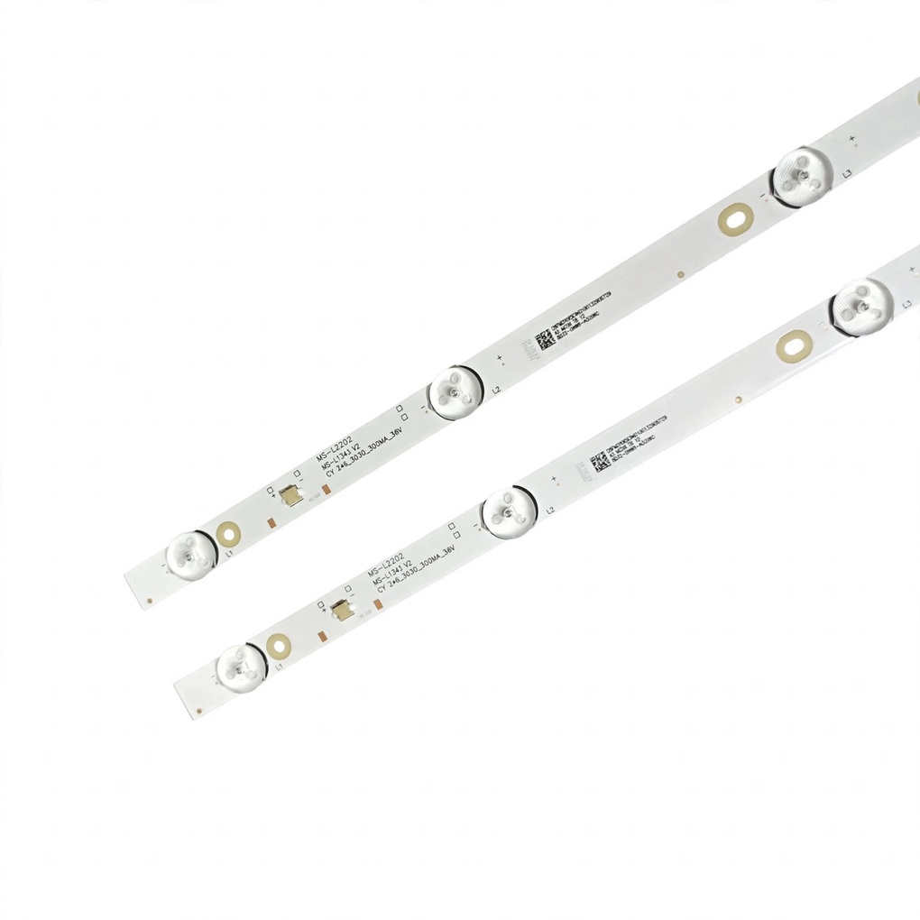 LED Backlight Strip 6 LED 6V, Ms-L2202 V2 For 32 Inch TV (2pcs set)