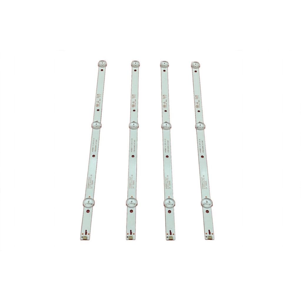 LED Backlight Strips for Intex 43 Inch TV 3 LED 6V k430wdc1 A1 (8 PCS SET)