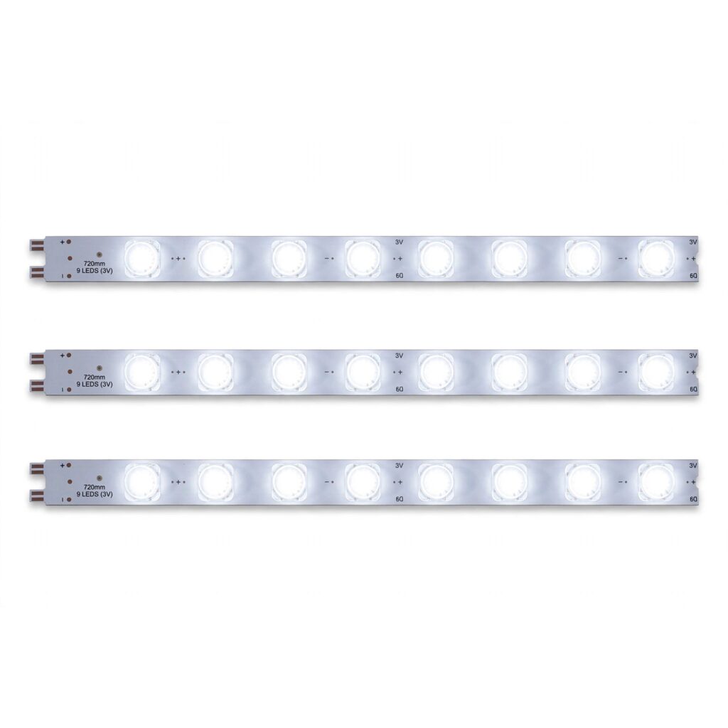 Haier 65 Inch LED TV Backlight Strips – 3V, 9 LEDs Per Strip, 16 PCS Set (LED65D9-03)
