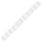 LED Backlight Strip for VU 43 Inch TV JL.D430B1235-324AS-M-V01 11 LED 4K Lens (4 PCS Set)